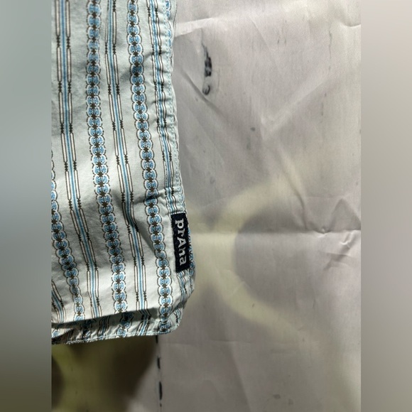 Prana Button Down Organic Cotton Mens Short Sleeve Relaxed Fit Shirt Sz XL - Picture 9 of 13